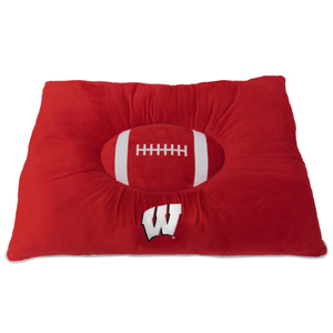 Wisconsin Badgers -Pet Pillow Bed
